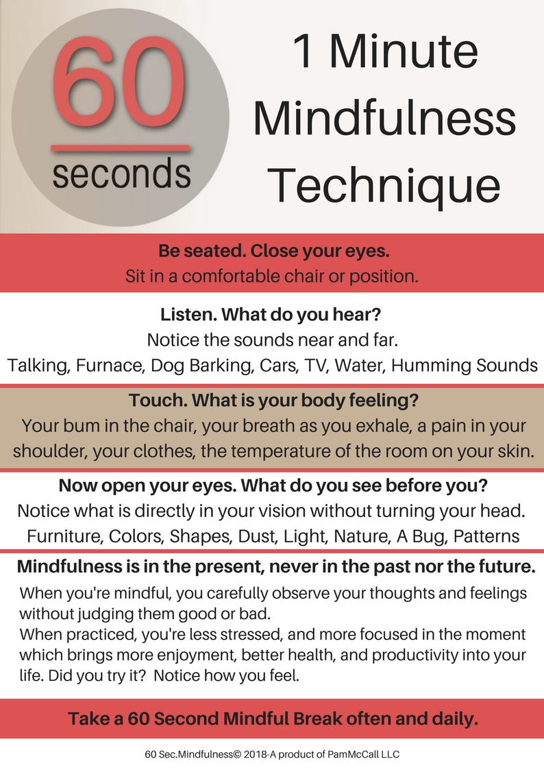 1 Minute Mindfulness Technique